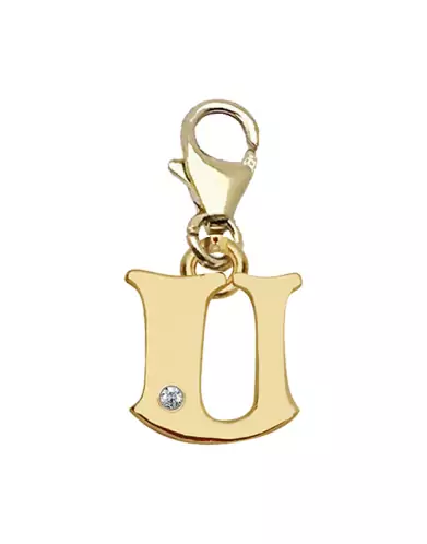 Mousqueton Lettre U avec Diamant
