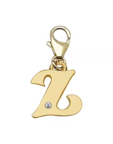 Mousqueton Lettre Z avec Diamant