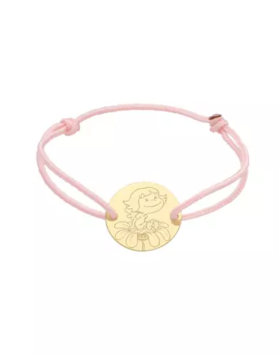 Bracelet cordon fille Précieuse en or - La Fée Galipette