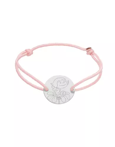 Bracelet cordon fille Précieuse en or - La Fée Galipette