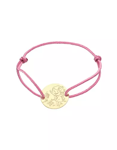 Bracelet cordon fille Maline en or - La Fée Galipette