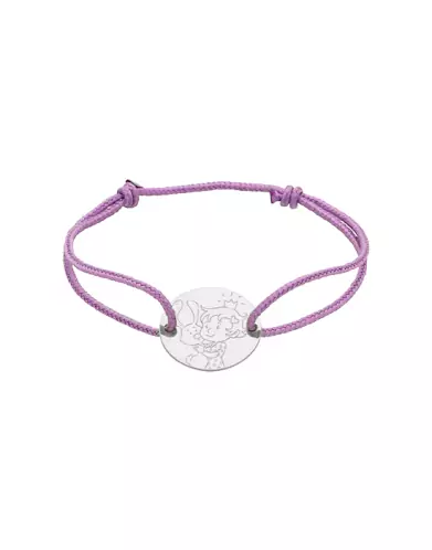 Bracelet cordon fille Curieuse en or - La Fée Galipette