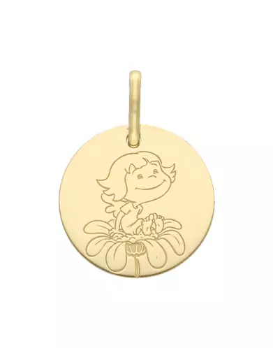 Médaille Fille Précieuse en or - La Fée Galipette