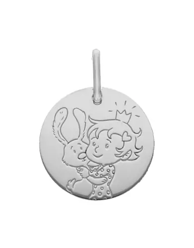 Médaille Fille Curieuse en or - La Fée Galipette