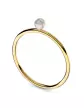 Bague mini Romy Or 18K et perle de culture blanche