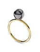 Bague Romy Or 18K et perle de culture noire