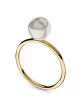 Bague Romy Or 18K et perle de culture blanche