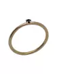 Bague Diamant Noir Basiques 18K