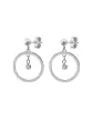 Boucles d’Oreilles LEA I Pendantes Rondes Ajourées Or