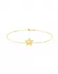 Bracelet en or motif étoile Laura