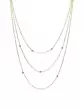 Collier Multi Rangs et Diamants en or