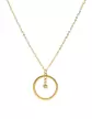 Collier LEA Rond Ajouré Or et Brillant – Petit Modèle