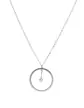 Collier LEA Rond Ajouré Or et Brillant – Grand Modèle