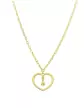 Collier LEA en Or avec Coeur Diamant
