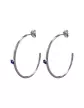 Boucles d'oreilles Saphir Basiques - Grand modèle