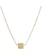 Collier Carré avec Diamant Adam & Eve en Or Petit modèle