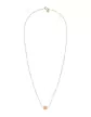 Collier Carré avec Diamant Adam & Eve en Or Petit modèle