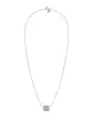 Collier Carré avec Diamant Adam & Eve en Or Grand modèle