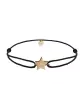 Bracelet cordon et or motif Étoile Adam & Eve - Grand modèle