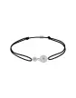 Bracelet cordon et or motif double Rond Adam & Eve