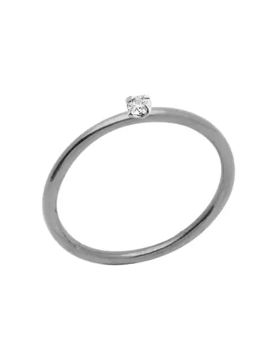 Bague Mini Solitaire en Or