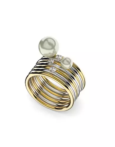 Bague Ultra chic Romy en Or bicolore