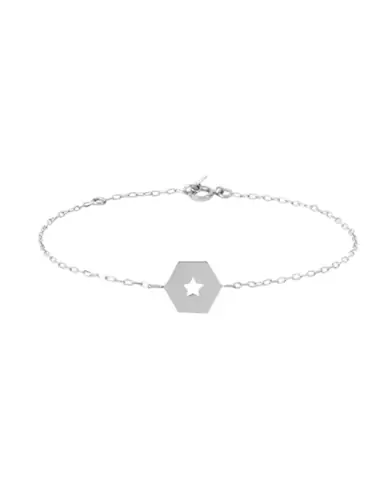 Bracelet en or motif étoile Julia