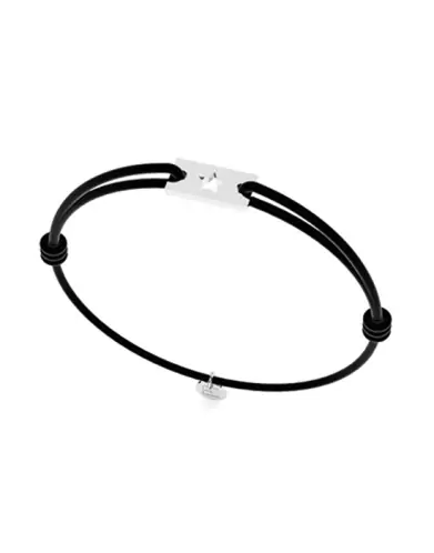 Bracelet cordon et or motif étoile Clara
