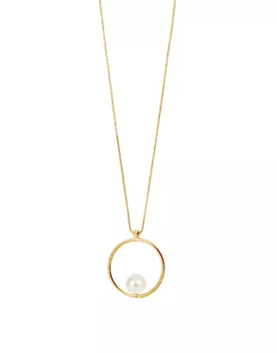 Collier Romy en Or 18K et perle de culture blanche