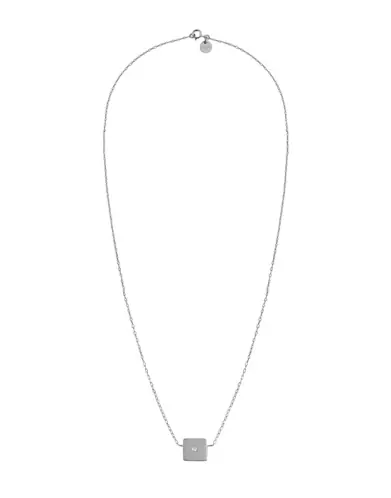 Collier Carré avec Diamant Adam & Eve en Or Grand modèle