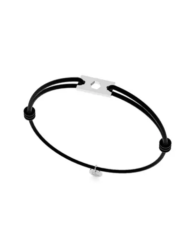 Bracelet cordon et or motif 