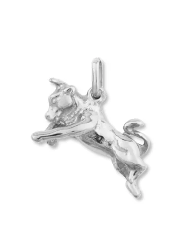 Pendentif Massif Zodiaque Taureau Argent