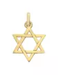 Pendentif en Or Étoile de David Symétrique Ajourée