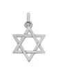 Pendentif en Or Étoile de David Symétrique Ajourée