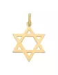 Pendentif en Or Étoile de David Lisse Ajourée