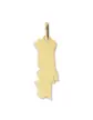 Pendentif Portugal en Or Poli Personnalisable