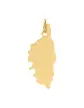 Pendentif Corse en Or Poli Personnalisable