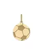 Pendentif Gravé Ballon de Foot en Or Personnalisable