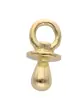 Pendentif Tétine en Or Jaune