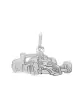 Pendentif en Or Gravé Formule 1 Personnalisable