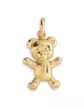 Pendentif en Or Gravé Ourson Mignon