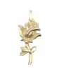 Pendentif Rose en Or