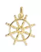 Pendentif Barre Gouvernail Voilier en Or