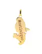 Pendentif Martinique en Or Poli Gravé Personnalisable