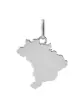 Pendentif Brésil en Or Poli Personnalisable
