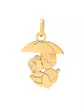 Pendentif Cœur Amoureux illustré en Or