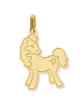 Pendentif en Or Gravé Petit Poney Étoile Personnalisable