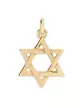 Pendentif Étoile de David Fine Ajourée en Or Taille intermédiaire
