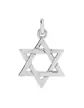 Pendentif Étoile de David Fine Ajourée en Or Taille intermédiaire