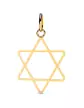 Pendentif Fine Étoile de David Élégante Ajourée en Or Taille Intermédiaire